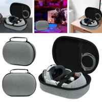 Hard Carrying Case Hard Shell Travel Case Shock Proof EVA Hard Case with Mesh Pocket Portable VR Case for Apple Vision Pro