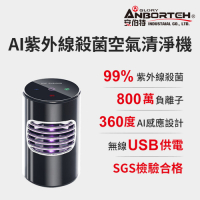 【安伯特】神波源 AI紫外線殺菌空氣清淨機-快 USB供電 紫外線殺菌 負離子淨化
