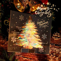 Gorgeous 3D Christmas Tree Card - Sparkle and Foil Accents - Memorable Gift Idea