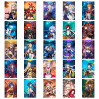 PHOTOCARD GENSHIN IMPACT KARAKTER (HARGA 25 PCS + LAMINASI 2 SISI) WIBU JPOP CARDS IDOL UNOFFICIAL A