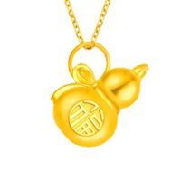 new arrival 999 real gold gaurd pendants 24k pure gold jewelry accessories