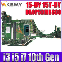 DA0P5DMB8C0 For HP 15-DY 15T-DY 15S-FQ Laptop Motherboard i3-1005G1 i5-1035G1 i7-1065G7 CPU L71755-601 L71757-601 L71756-601