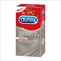 Durex杜蕾斯 衛生套-更薄型 10枚入【德芳保健藥妝】