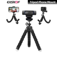 SmartPhone Clamp Tripod Phone Mount Mobile Phone Camera Stand Holder Monopod Octopus Tripod For iPhone Samsung Huawei VIVO OPPO