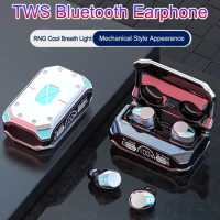 TWS M41 Bluetooth Earphones Wireless Headphones Smart Touch Wireless Headset LED Display Stereo Sound Earbuds for Smartphones