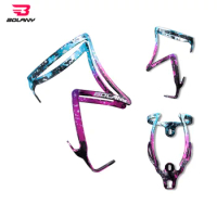 Bolany Mountain Bike Bottle Cage Ultra Light Colorful Aluminum ]Alloy One-Piece Bicycle Bottle Cage Bicycle Accessories