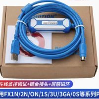 Suitable for Mitsubishi PLC programming cable USB data cable FX download cable communication cable USB-SC09-FX