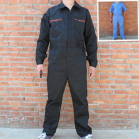 連體服工作服套裝男工裝勞保汽修機修電焊服夏季連體衣汽車4S店