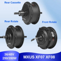 MXUS XF07 XF08 Wheel Hub Motor 36V 48V 350W 500W Ebike Rear Front Motor Wheel Brushless Gear Motor