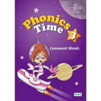 Phonics Time 3：Consonant Blends (課本＋QR CODE音檔＋線上教學資源)