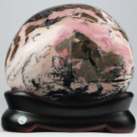 【花蓮玫瑰石藝術館】玫瑰石原石擺件(16*16*9cm)