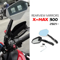For YAMAHA XMAX300 XMAX 300 Accessories Rearview Mirrors X MAX 300 Foldable Side Mirror X-MAX300 XMAX300 XMAX Parts 2021-