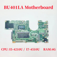 BU401LA Mainboard For Asus BU401LG Laptop Motherboard CPU: I5-4210U I7-4510U RAM:4GB DDR3 100% Test OK