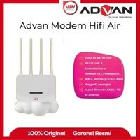 Indosat HiFi Air Advan Wifi Modem 4G LTE 50GB White