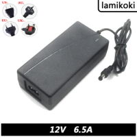12V 6.5A Power Adapter 110V 220V AC To 12V6.5A Power Cord Charger DC