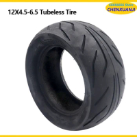 12x4.50-6.5 Tubeless Tires 12 Inch Tyre for Scooter Wear-resistant New Electric Scooter Mini Bike ATV Tires Parts