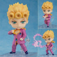 JoJo 's Bizarre Adventure 1155 Giorno Giovanna Joell Banan, Versi Q Nendoroid, Tokoh Aksi, Muka Bole