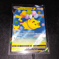 Flying Pikachu V RR EN SWSH 25th Anniversary Celebrations - Kartu Pokemon Card Game TCG ENGLISH