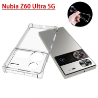 Transparent Phone Case For Nubia Z60 Ultra 5G TPU anti-drop Scratch proof soft back cover Clear case