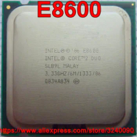 Original Intel CPU CORE 2 DUO E8600 Processor 3.33GHz/6M/1333MHz Dual-Core Socket 775 free shipping 