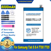 8000mAh EB-BT705FBE EB-BT705FBC Battery For Samsung Galaxy Tab S 8.4 T700 T705 T707 SM-T700 T701 SM-T705 SM-T701 T705C SM-T707