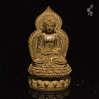 古玩銅器佛像 小佛像 大日如來 如來佛祖 仿古釋迦摩尼小銅器擺件1入