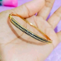 gelang bangle mata hitam bukaan samping