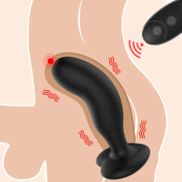 Remote Control Anal Vibrator Prostate Massager Dildo Anal Plugs USB Charging Prostate Stimulation Silicone But Plug Men Sex Toys