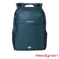 【Hedgren】COMMUTE系列 RFID防盜 15.4吋 雙格層 電腦後背包(城市藍)