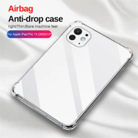 Transparent Airbags Shockproof Coque for Apple iPad Pro 13 (2024) TPU Soft Cover Ifon i Pad Air 13 Air13 Pro13 2024 11" 13" Case