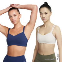 Nike 運動內衣 女裝 輕度支撐 藍/米杏 DO6609-410/DO6609-104