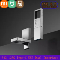 Xiaomi Smart Dual Interface U Disk 64 128G Super Fast Storage USB 3.2 Type-C Interface Mobile Phone Computer Mutual Transmission