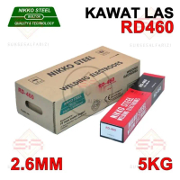 PROMO Kawat Las RD460 2.6mm NIKKO STEEL 2.6 X 350 Elektroda RD 460 2.6 mm Welding Listrik Kemasan Pe