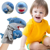 Hand Puppets for Kids Animal Hand Puppets with Sounds &amp; Boxing Action Boxing Animal Hand Puppet Plush Toy for Boys Girls
