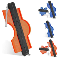 12 Inch Contour Gauge With Lock,Aluminum Core Contour Gauge Profile Tool For Irregular Welding Welding