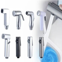 Handheld Bidet Toilet Sprayer Stainless Steel Spray Home Bathroom Shower Head Bathroom Self Cleaning Tools Bidet Shower Head