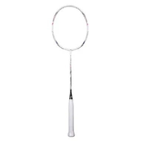 HUNDRED BADMINTON FRAME | FLUTTER S ZOOM | RAKET BULU TANGKIS ORIGINAL HUNDRED 600S WHITE/BLACK