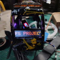 Strobo Mata X Running Text FS PROJECT dengan Desain Unik dan Fitur Lengkap untuk Performa Optimal