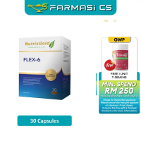 NutrixGold Flex-6 30 Capsules EXP:05/2026 [ FARMASI CS]