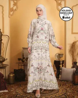 Heaven Lights Yaseera Dress L Natural White