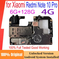 Motherboard for Redmi Note 10 Pro 4G Original Unlocked Logic Board Mainboard for Redmi Note10 Pro Plate Good Work with Full Chip