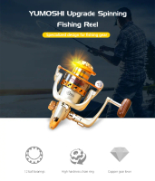 Permata Mall- YUMOSHI REELSKING Reel Pancing Spinning 12 Ball Bearing - EF9000