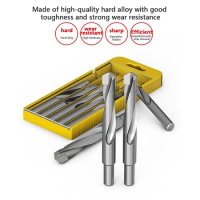 3-12mm Carbide Alloy Drill Tungsten Steel Twist Drill Bits Wood Metal Hole Cutter Suitable For CNC Lathe Machine Drilling Tools
