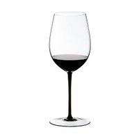 Riedel 黑色杯梗 Sommeliers Black Tie系列 Bordeaux Grand Cru 波爾多 紅酒杯 手工水晶杯  860ml 單入