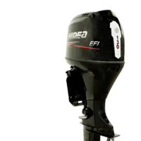 HIDEA Outboard Motor EFI Series 4Stroke 130Hp Four-Cylinder Electric Starter,Remote Control,Power Lift,1832CC,95.6KW Boat Engine