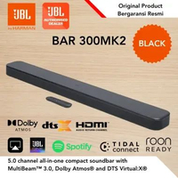 JBL Bar 300 Mk2 / Bar300Mk2 / Bar 300Mk2 - 5.0 Channel All-in-One Soundbar with Dolby Atmos Soundbar