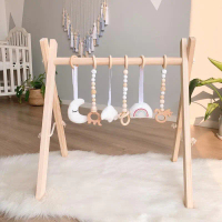 Nóng bán Khung kệ chữ A cho Bé đồ chơi vận động cho Bé sơ sinh,kệ treo đồ chơi Hương Anh Decor