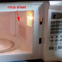 Mica Plate Universal Lembar Pelat Mika Microwave Oven Ganti Bagian