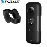 PULUZ Silicone Protective Case with Lens Cover for Insta360 ONE X