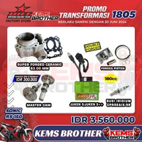 Paket BRT Boreup 180CC Hemat 1 SONIC GTR CBR150 FACELITE NEW, Gratis Busi Racing Iridium Original BR